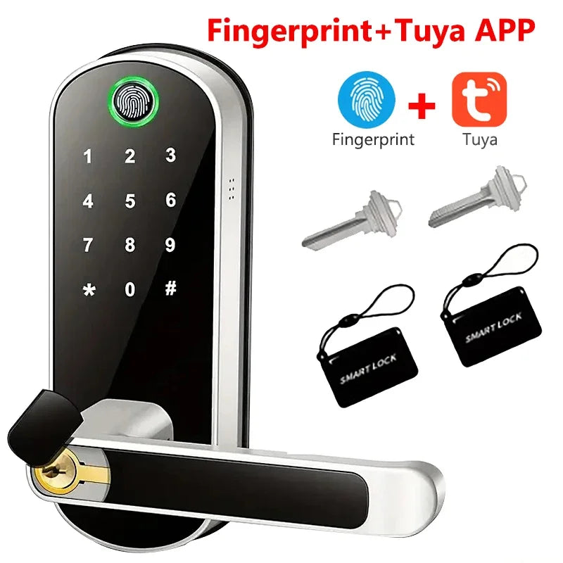 Tuya Smart Fingerprint Door Lock GS313 - Keyless Entry Tuya Fingerprint-S