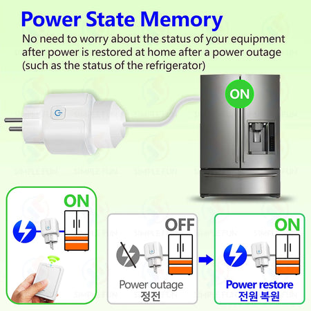 Smart Life Tuya WiFi Smart Socket with Power Monitoring and Voice Control