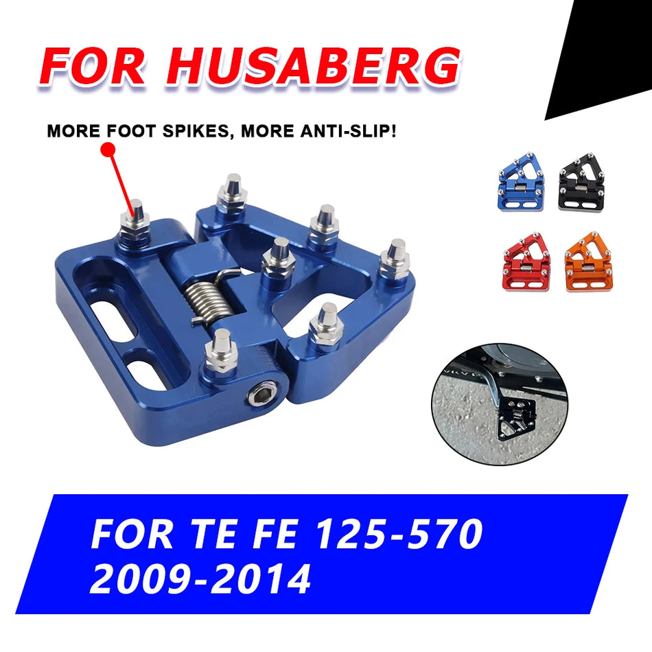 Husaberg TE300 vikbar bakbromspedal spetsplatta dyna