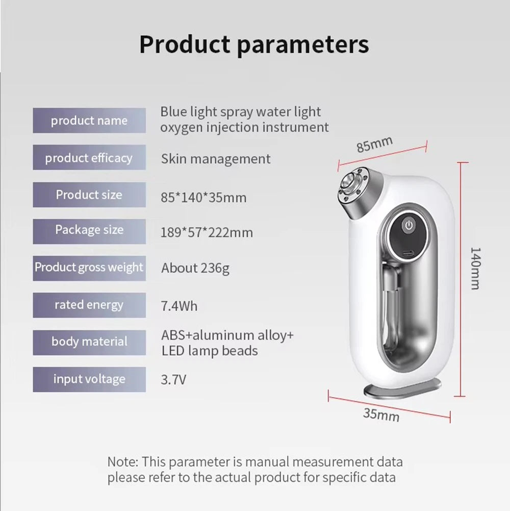 Facial Mist Sprayer Humidifier &ndash; Rechargeable Vaporizer