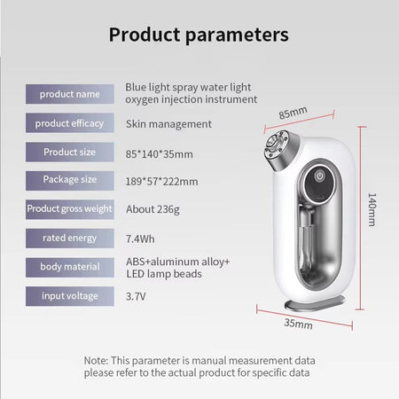 Facial Mist Sprayer Humidifier &ndash; Rechargeable Vaporizer