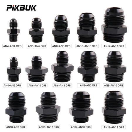 Aluminum Alloy AN4 AN6 AN8 AN10 AN12 Fuel Hose Adapter For Oil Cooler by InterCyprus Trading Ltd