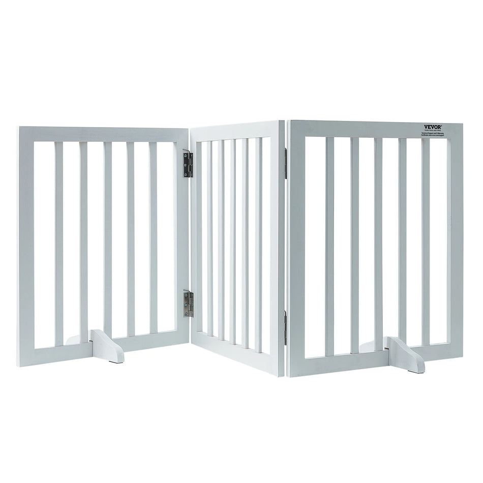 Free Standing Dog Gate – Three Panel Foldable Gate