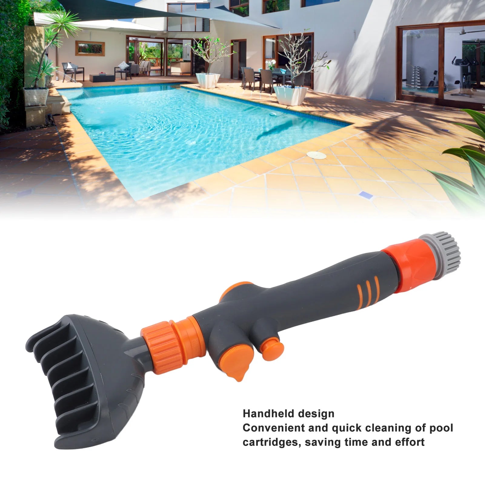 Pool Cartridge Filter Cleaner Hose Attachment &ndash; Easy Reuse