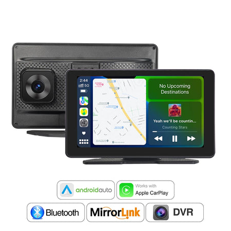 4K Dashcam 7inch Screen Driving Recorder &ndash; Wireless CarPlay 7inch