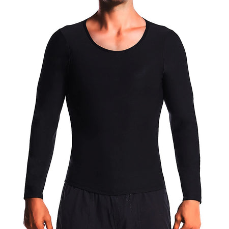 1Pc Sauna Shirt For Men Sleeve Body Shaper Top &ndash; Ultra Slim