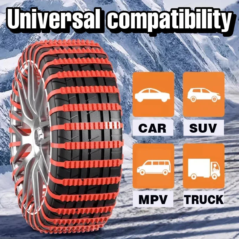 20/40PCS Car Tyre Snow Chains &ndash; Winter Traction On Snow