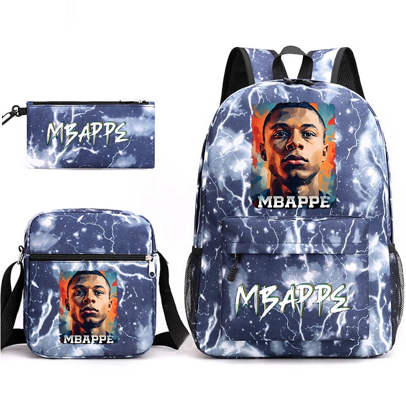 print student backpack set children's school bag shoulder bag pencil case 3-piece set 15