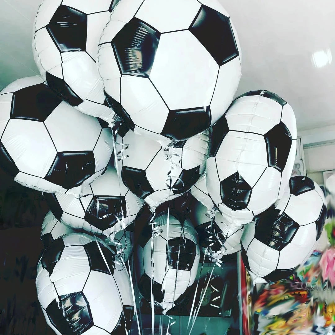 18-Inch Football Foil Balloons - Perfect Birthday Party Decorations