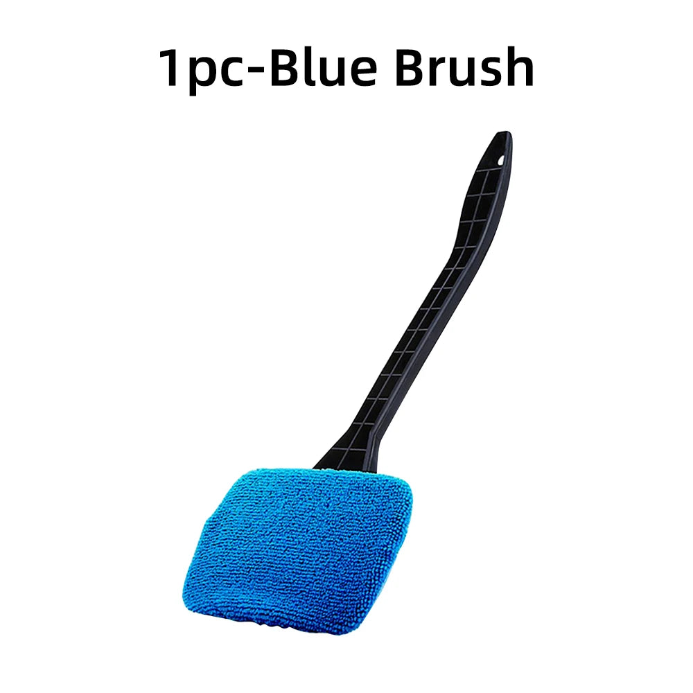 Brangdy Microfiber Car Window Cleaner Brush Kit 1PC-Blue Brush
