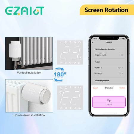 Smart TRV ZigBee Thermostat for Radiator &ndash; Alexa Compatible