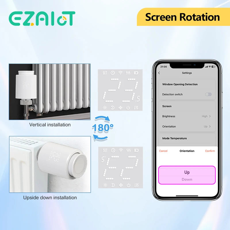 Remote Trv Tuya Smart Thermostatic Radiator Valve WiFi Actuator Head TRV ...