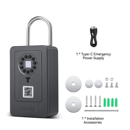 Camaroca Smart Key Safe Box &ndash; One Time Passwords Via App 1 Kit key box / CHINA