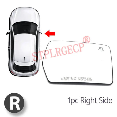 Driver Rearview Side Mirror Lens Door Wing Mirrors Glass with Heating Parts Accessories for Ford F150 F-150 US Version 2004-2010 by InterCyprus Trading Ltd