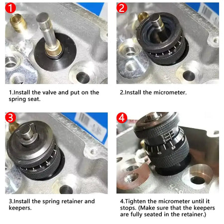 4929 Valve Spring Height Micrometer Measurer Measure Tool Valve Spring Height Caliper For Most V8 Engines by InterCyprus Trading Ltd