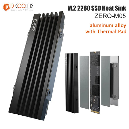 ID-COOLING ZERO M15 A1 SSD Radiator &ndash; Passive Cooling M05