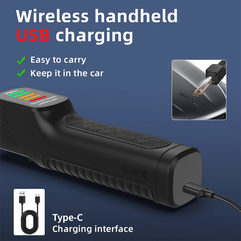 PWG-1 Handheld Wireless Plastic Welder &ndash; USB Rechargeable