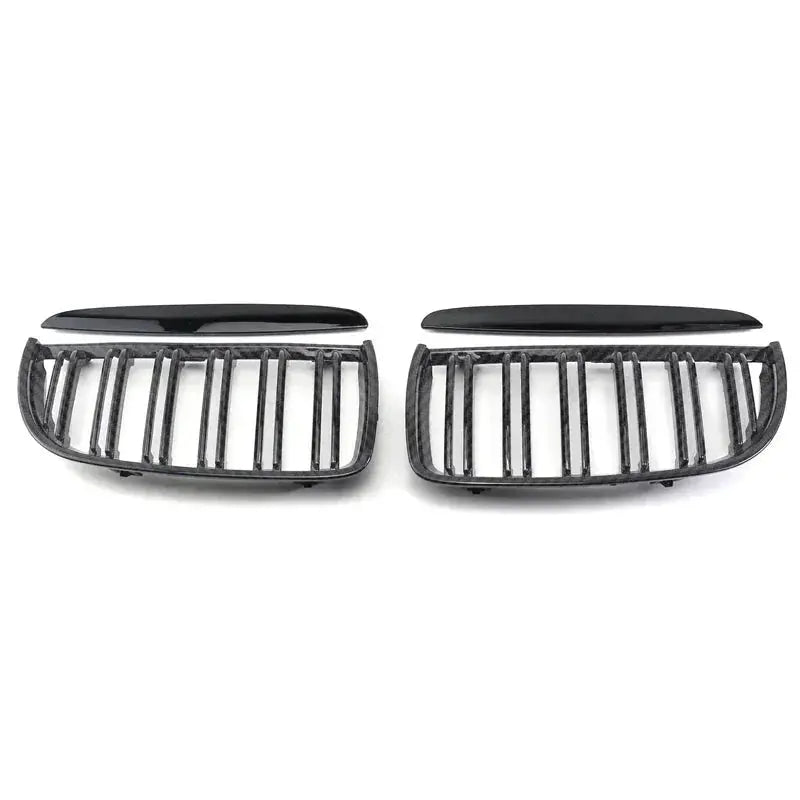 Pair Front Double Slat Sport Kidney Grille Grill For BMW E90 E91 4 Door 2005-2008 by InterCyprus Trading Ltd