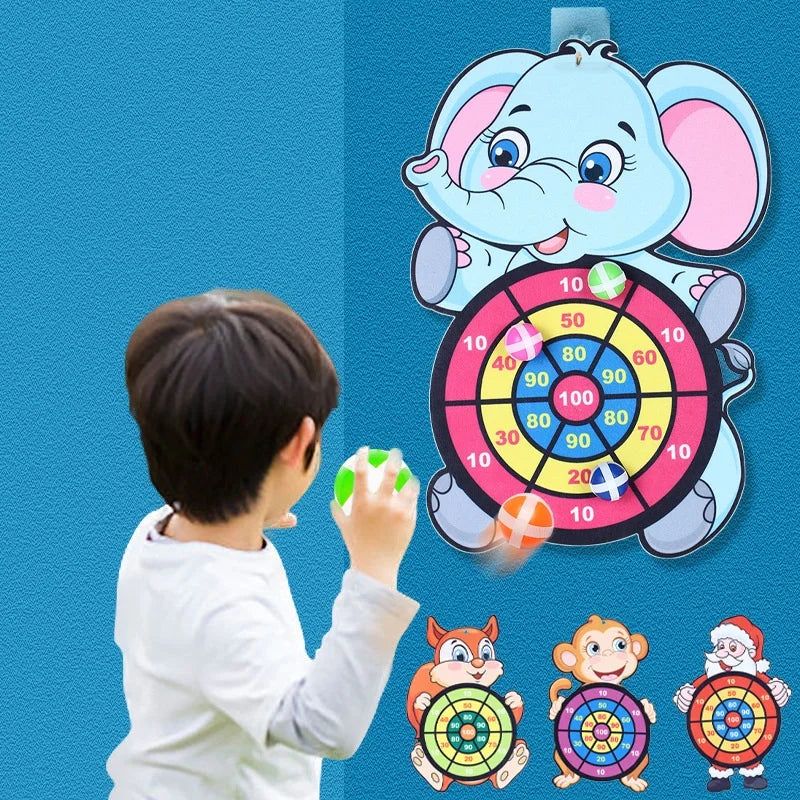 Montessori Dart Board Lastele Sticky Ball Target Mäng