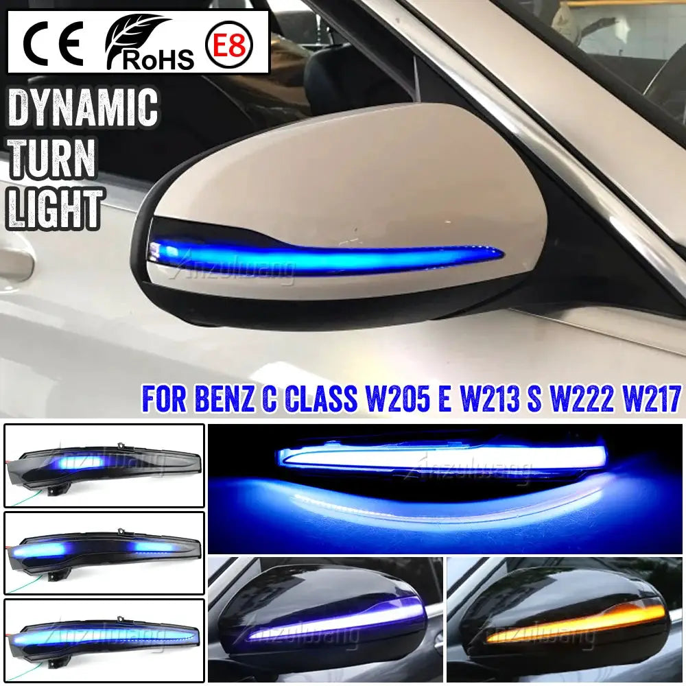 T10 LED Turn Signal Lights For Mercedes-Benz W205 X253 W213 W222 by InterCyprus Trading Ltd