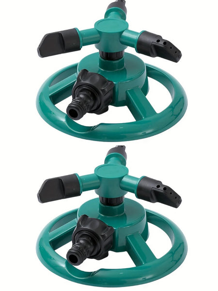 360&deg; Auto Rotating Spray Nozzle Green2