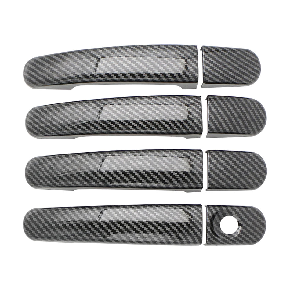 Pokrivači ručki vrata Ford Focus, trim od karbonskih vlakana, 4 komada ABS