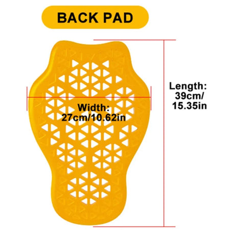 LAS CE Level 2 Motorcycle Pads Insert &ndash; Impact Protection 1Pcs Back Pad / CHINA