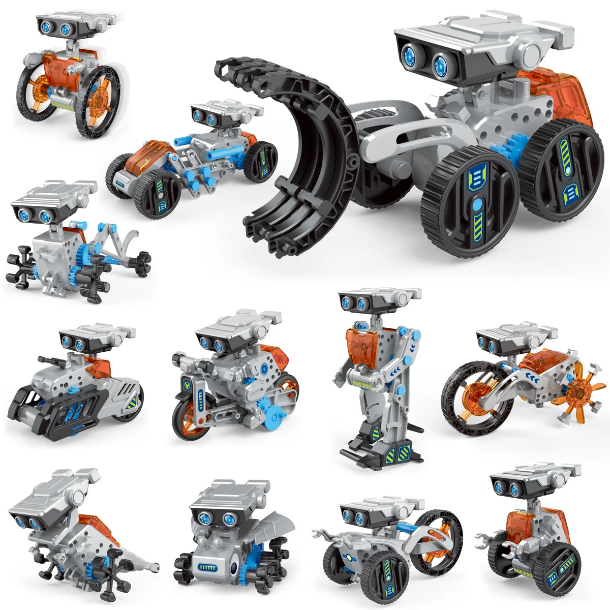 12-in-1 DIY Solar Robot Kit for Kids &ndash; STEM Educational Science and Engineering Toy