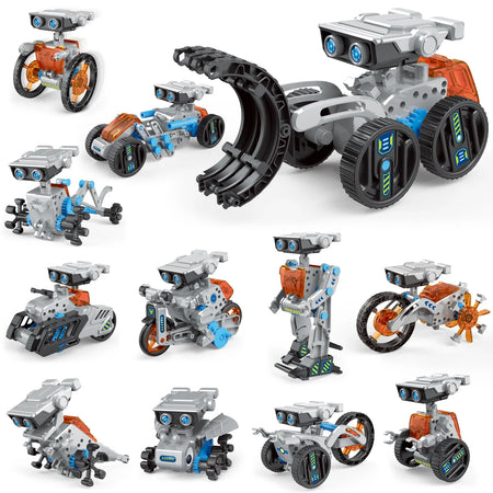 12-in-1 DIY Solar Robot Kit for Kids &ndash; STEM Educational Science and Engineering Toy