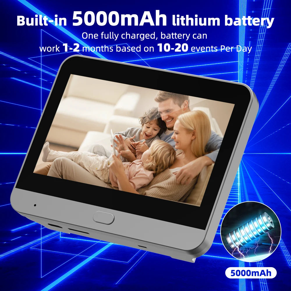 Tuya Smart Life Peephole Door Viewer 3MP &ndash; Night Vision