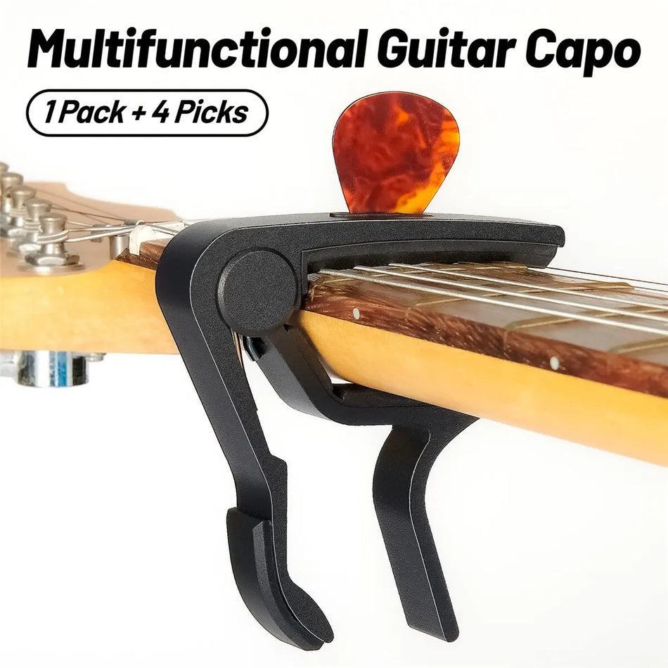 Guitar Capo Adjustment Clip &ndash; Universal Pick Holder