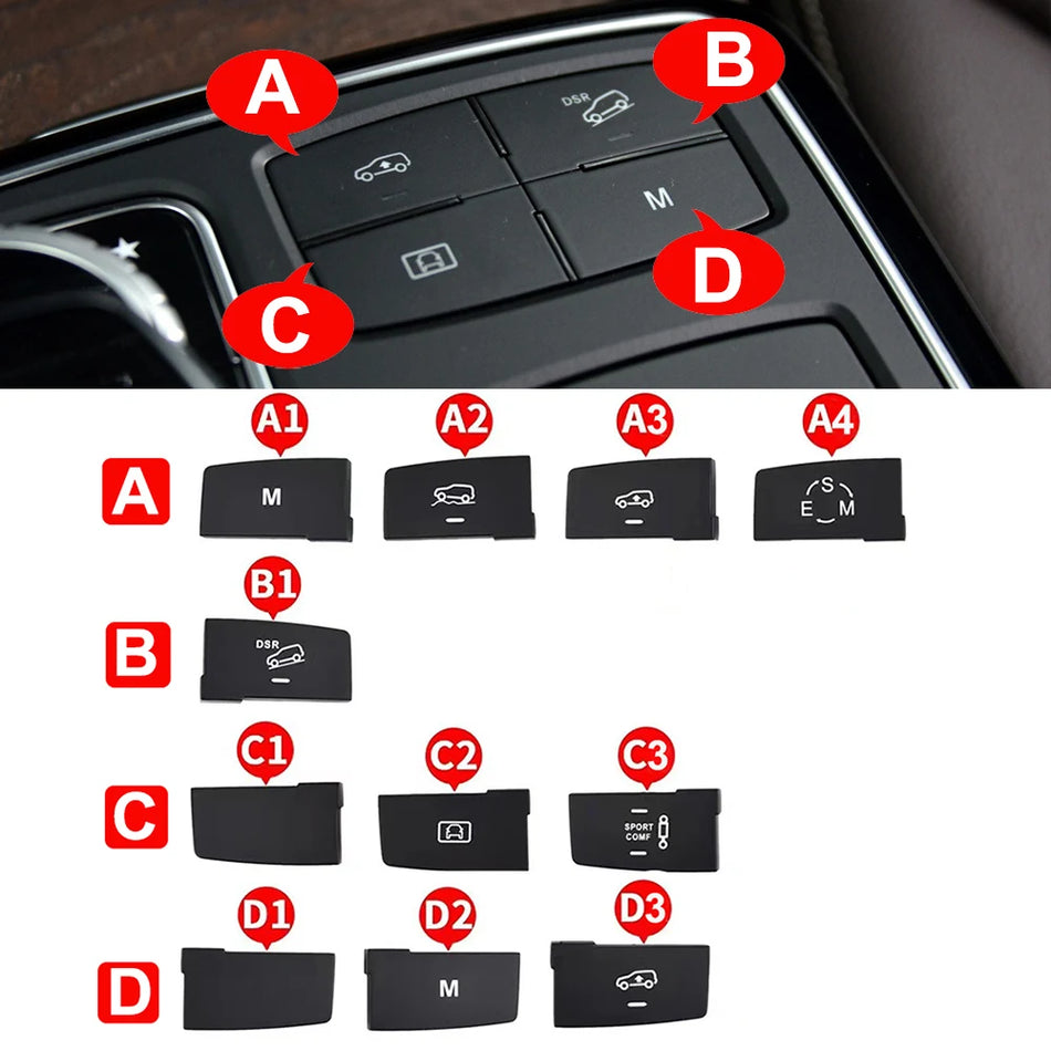 Downhill Auxiliary Shift Button Multi Function Repair Direct Fit for Mercedes-Benz W166 W292