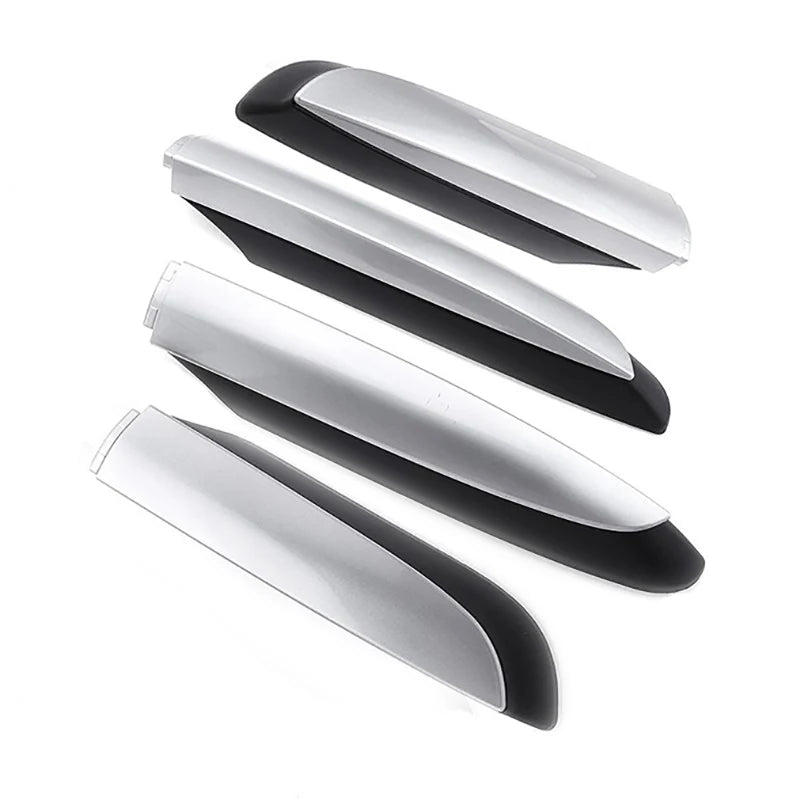 Κάλυμμα άκρων ράγας οροφής Toyota RAV4 XA40, πλαστικό ABS, μαύρο και ασημί, σετ 4 τεμαχίων για 2013-2018