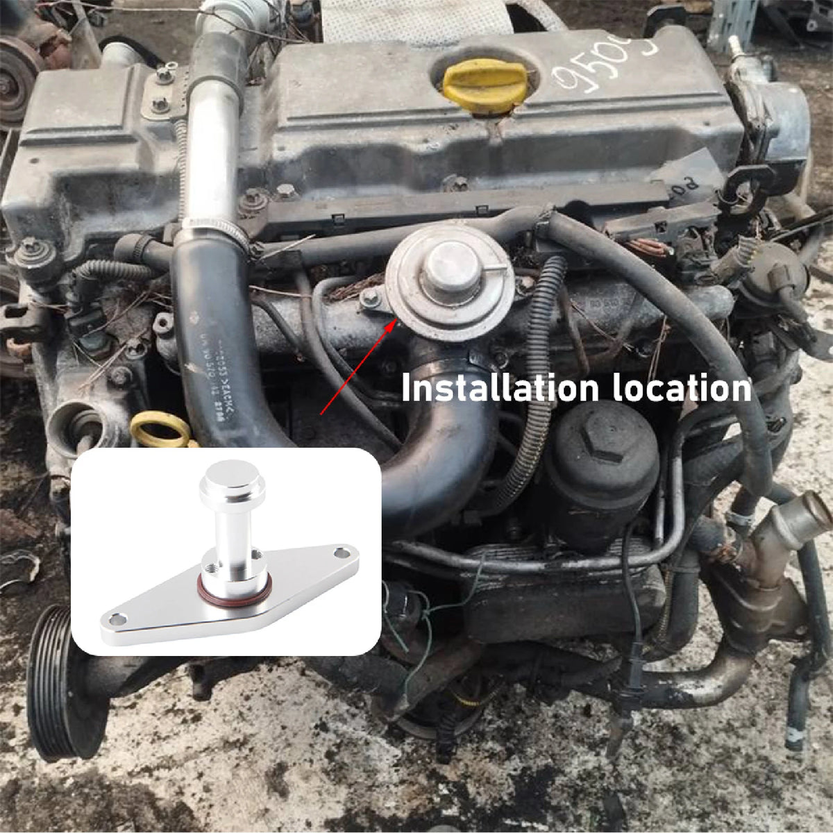 Aluminum Valve Plate for OPEL Astra G Vectra B Zafira A 2.0 2.2 Di by InterCyprus Trading Ltd