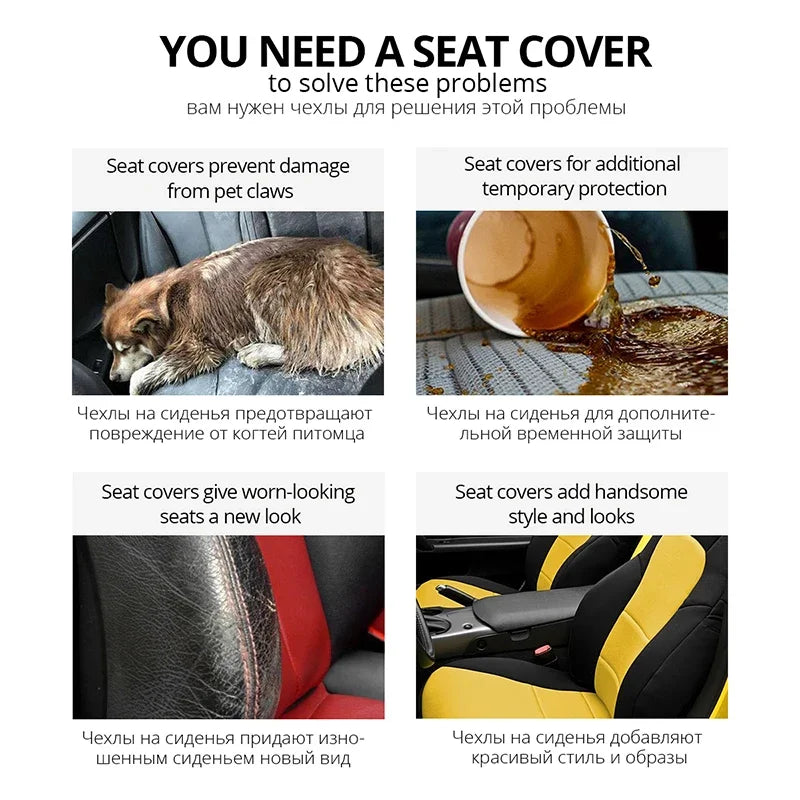 Autoyouth Car Seat Covers Set &ndash; Universal Fit For Most Cars