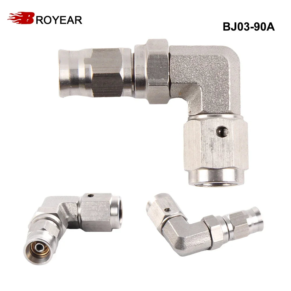 Stainless Steel Hydraulic Brake Banjo Fitting With AN3 M10x1 For Motorcycles by InterCyprus Trading Ltd