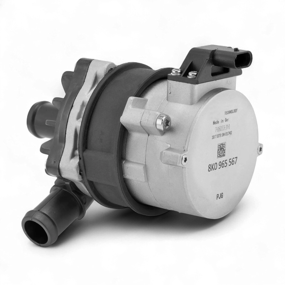 Variklio aušinimo papildomas vandens siurblys su guminiais bėgiais Porsche Panamera 971 PEM St