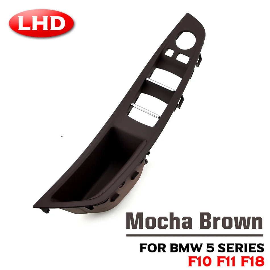 Cubierta de Recubrimiento del Tirador Interior de Puerta ABS para BMW Serie 5 F10 F11