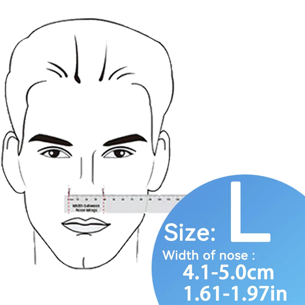 BMC N5B CPAP Nasal Mask &ndash; Lighter, Skin Friendly Headgear L