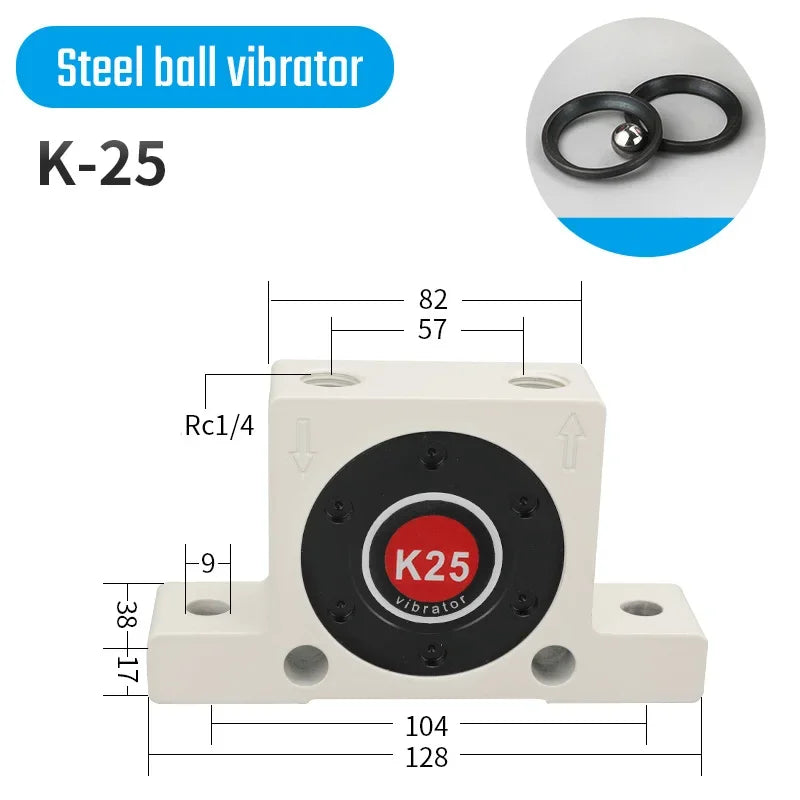 Pneumatic Hammer Vibrator GT4 Gear K8 to 36 &ndash; Ball Gear K-25