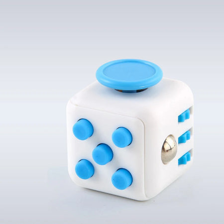 Solid Colour Fidget Decompression Dice for Stress Relief 6