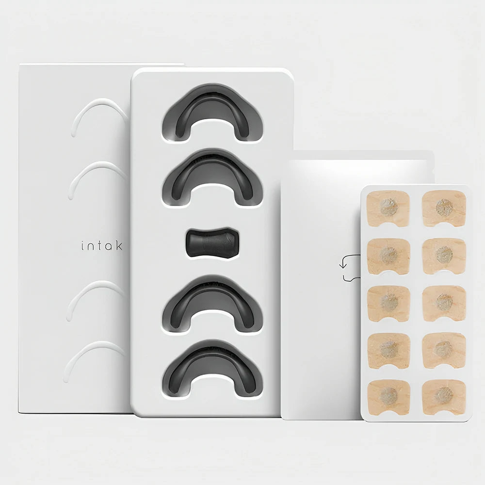 Skin Safe Nasal Strips Starter Kit &ndash; Reduce Snoring 1 set black-15day 1