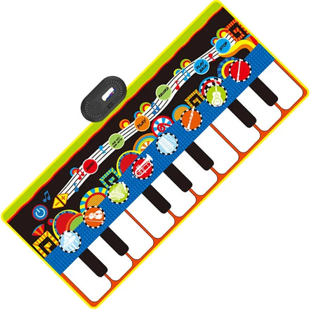Musical Piano Mat 135x59cm &ndash; Interactive Dance and Learning Experience A 135x59cm