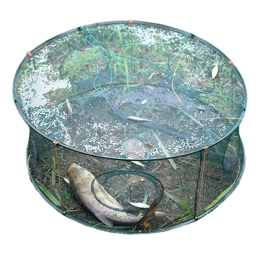 Automatic Fishing Nets - Durable, Portable Shrimp &amp; Crab Trap Cage