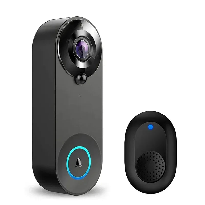 1080P WiFi Video Doorbell - Motion Alerts Night Vision No Card
