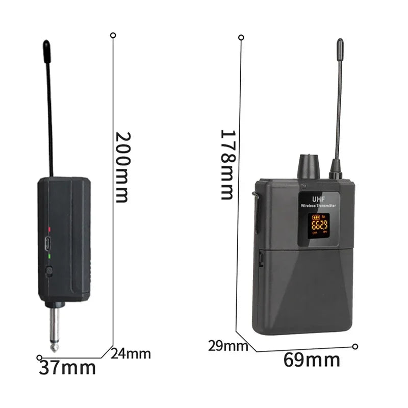 Wireless Lavalier Mic With Transmitter &ndash; LED Display