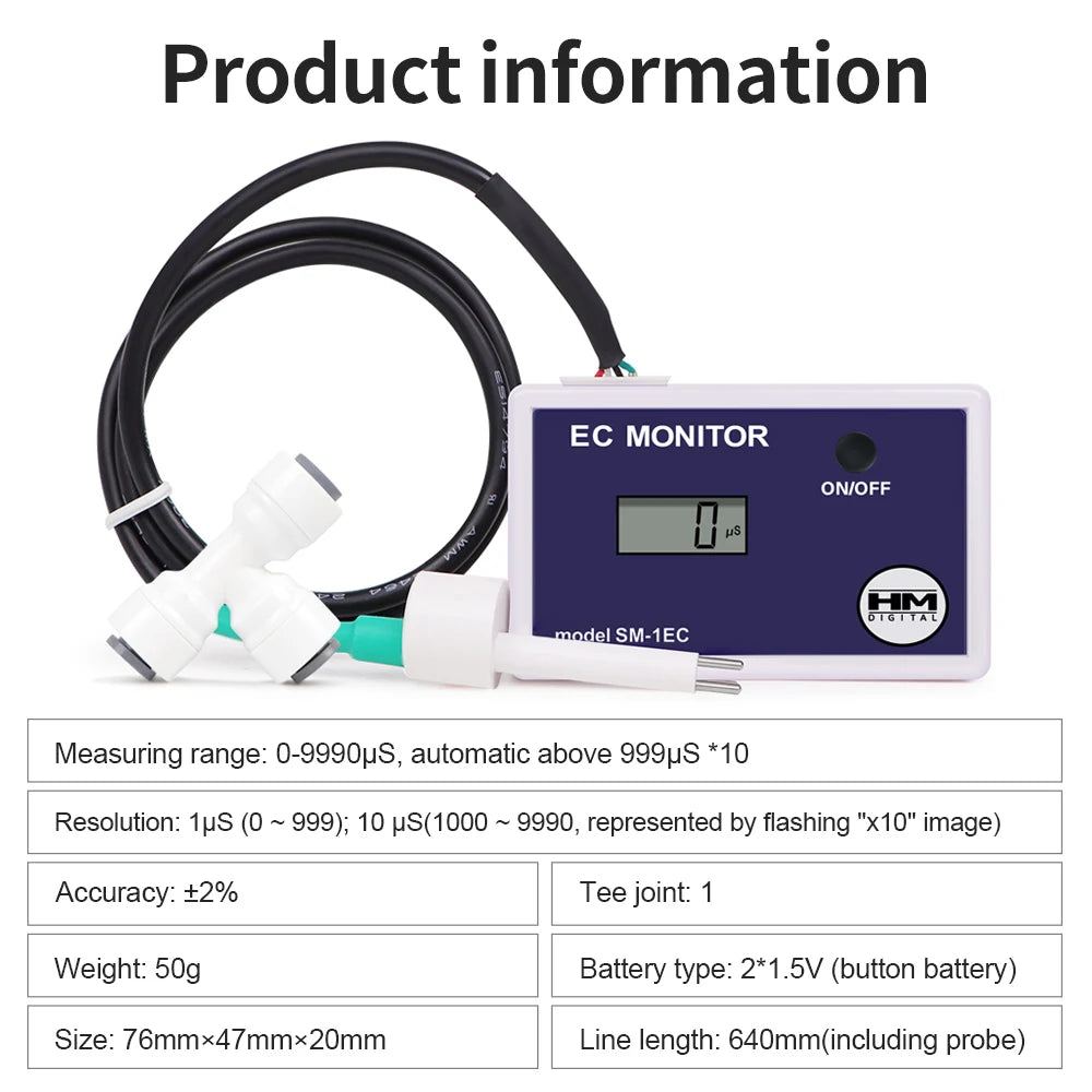 HM Digital EC Meter &ndash; Accurate Water Quality Testing