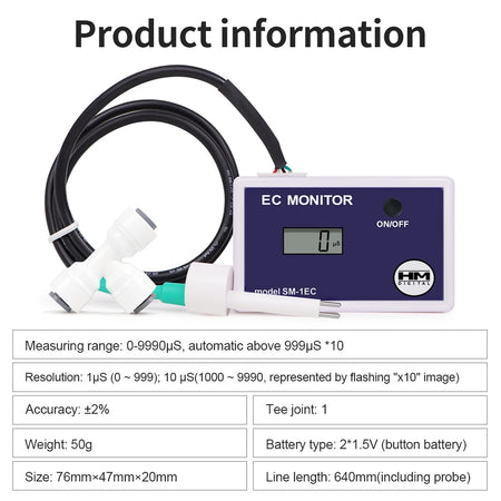 HM Digital EC Meter &ndash; Accurate Water Quality Testing