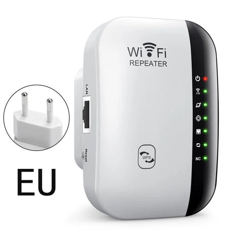 300Mbps Wireless Wi-Fi Range Extender for Seamless Connectivity EU-White