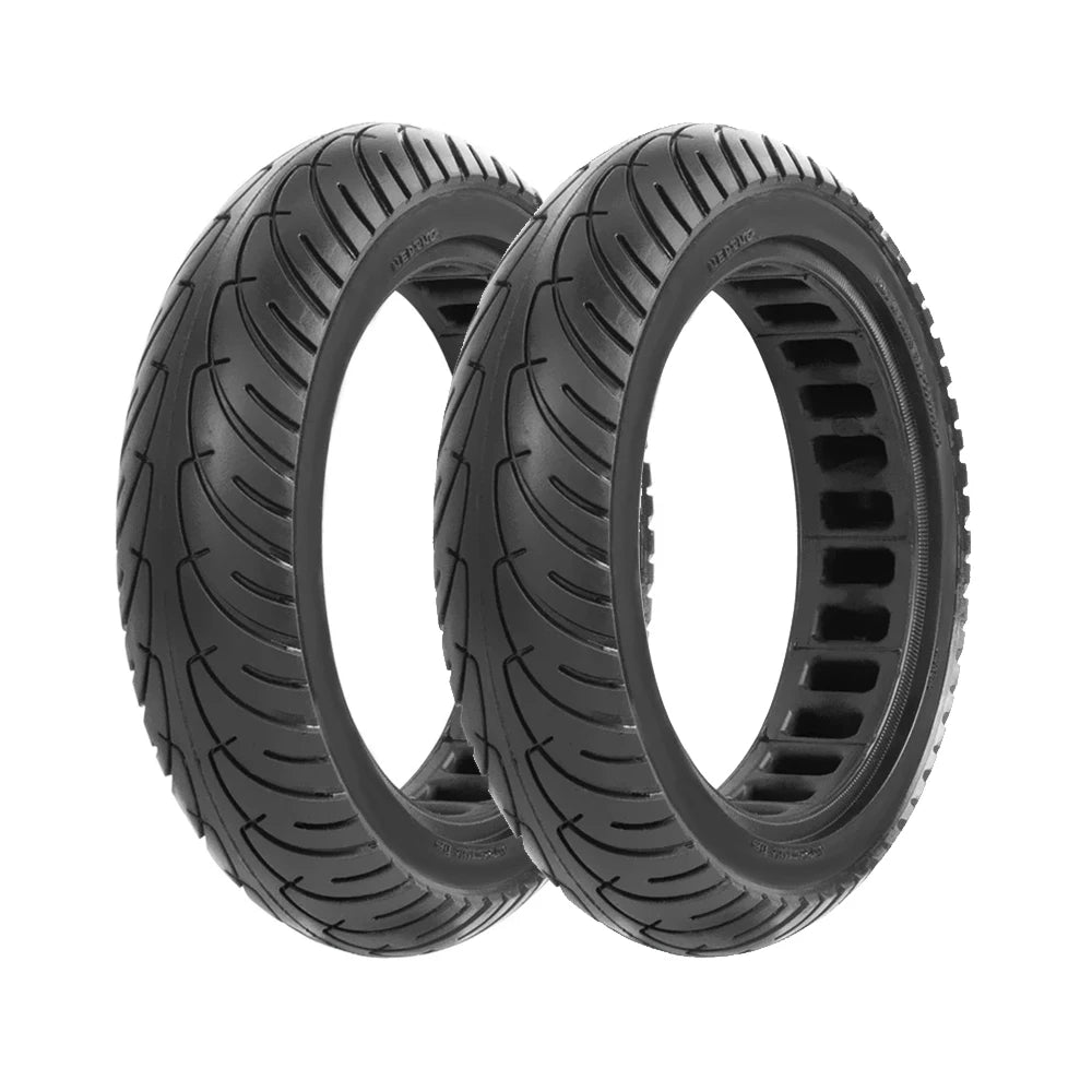 8.5 Inch Honeycomb Solid Tire for Xiaomi M365 - Shockproof 2 pieces black